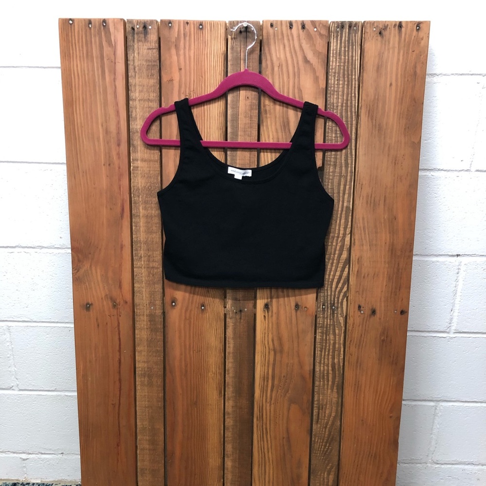 NWT Wet Seal size large black crop top - Picture 2 of 4